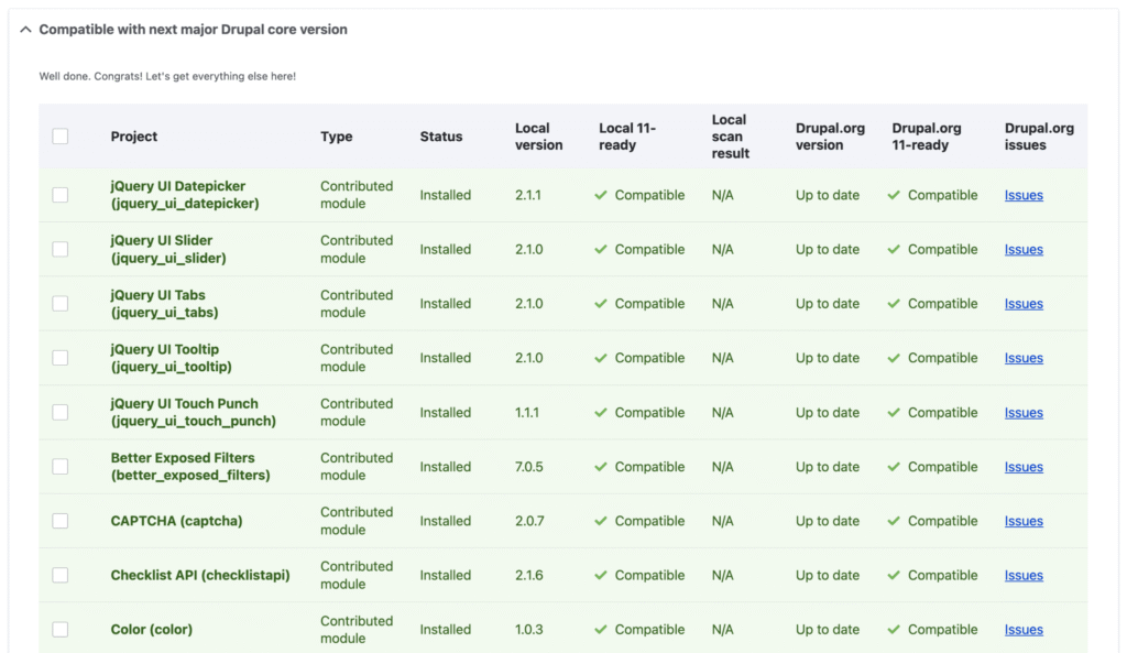 Compatible with Drupal 11 version